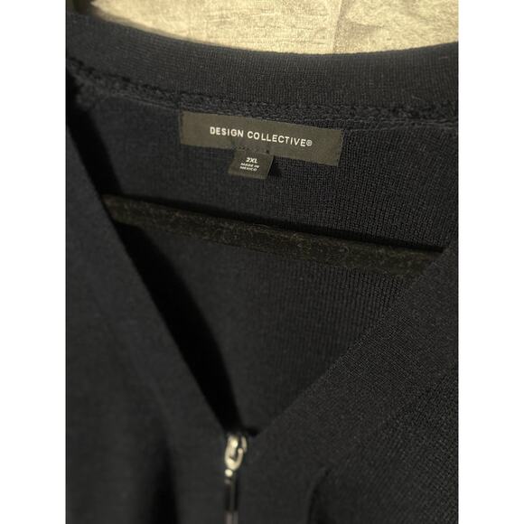 Design Collective Zip-Up Sweater - Size 2XL - Black - 173 - Picture 3 of 6